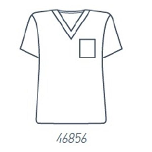 Encompass Group Shirt Scrub Synergy Unisex 2X Large Ceil Blue Each, 12 Each/CA - 46856-112X