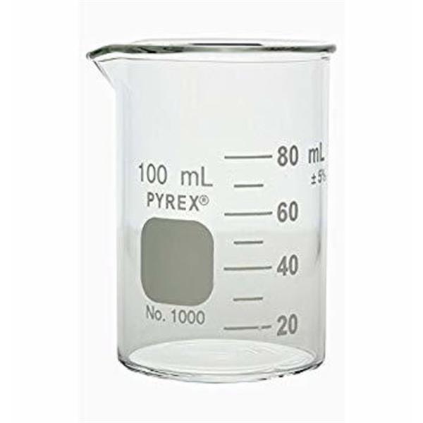 Fisher Scientific Co. Pyrex Griffin Beaker 100mL 12-PK - 1000-100