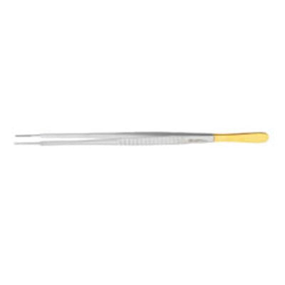 Miltex Forcep Dressing Evans 10" Cross Serrated Tungsten Carbide Each - Integra Miltex - 6-165TC