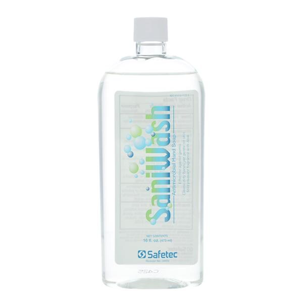 Safetec Of America Inc Soap Liquid Saniwash 16 oz Fresh Scent Each, 12 Each/CA - 34452