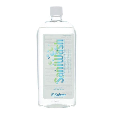 Safetec Of America Inc Soap Liquid Saniwash 16 oz Fresh Scent Each, 12 Each/CA - 34452