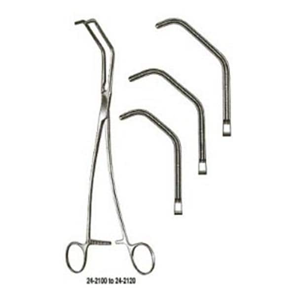 Miltex Forcep Atraumatic Debakey-Satinsky 9-1/4" Small Stainless Steel Each - Integra Miltex - 24-2100
