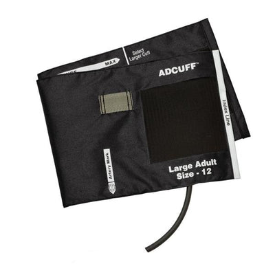 American Diagnostic Corp. Cuff & Bladder BP Diagnostix Adcuff F/ Plm Styl Instrmnt 34-50 Adlt 12 Blk Eachch - 845-12XBK-1