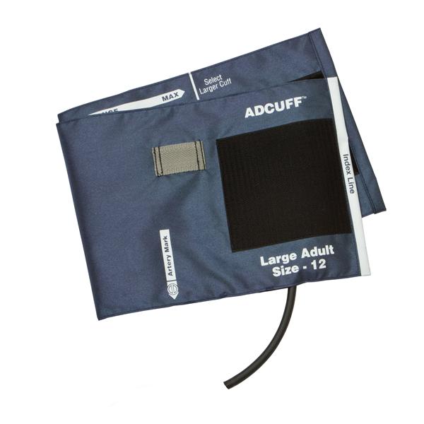 American Diagnostic Corp. Cuff & Bladder BP Adcuff F/ Plm Styl Instrmnt 34-50 Lg Adlt 12 Arm Nvy Eachch - 845-12XN-1