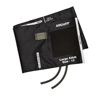 American Diagnostic Corp. Cuff & Bladder BP Diagnostix Adcuff F/ Plm Styl Instrmnt 34-50 Adlt 12 Blk Eachch - 845-12XBK-2