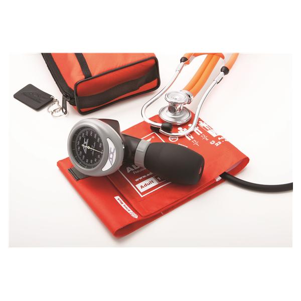 American Diagnostic Corp. Aneroid Kit Sprague Pro's Combo I Orange Adult 23-40cm 300mmHg Eachch - 788-641-11AOR