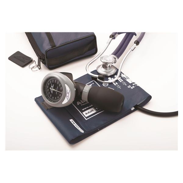 American Diagnostic Corp. Aneroid Kit Sprague Pro's Combo I Navy Adult 23-40cm 300mmHg Eachch - 788-641-11AN