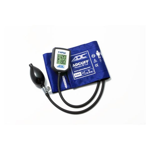 American Diagnostic Corp. Sphygmomanometer Aneroid E-Sphyg 23-40cm 11 Adlt Arm Dgtl LCD Dspl Royal Blue Each - 7002-11ARB