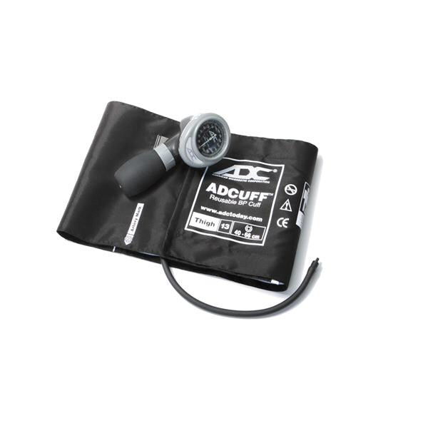 American Diagnostic Corp. Sphygmomanometer Aneroid Diagnostix Palm 40-66 13 Adlt Thigh Dl Dspl Black Eachch - 703-13TBK