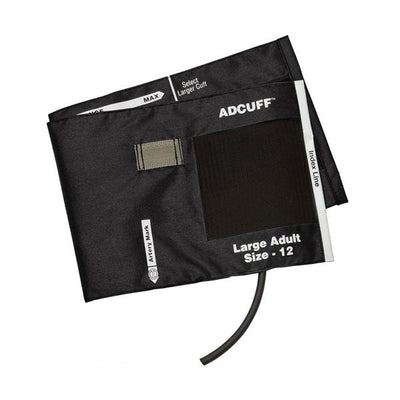 American Diagnostic Corp. Cuff & Bladder BP Adcuff f/ Plm Styl Instrmnt 34-50 Lg Adlt 12 Arm Blk Each - 845-12XBK-1F