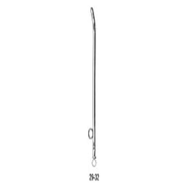Miltex Catheter Urethral Obstetrical 5-3/4" 12Fr Stainless Steel Each - Integra Miltex - 29-32-12