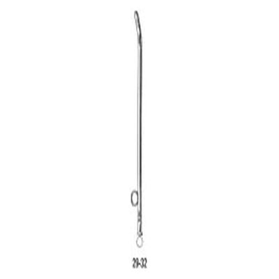 Miltex Catheter Urethral Obstetrical 5-3/4" 12Fr Stainless Steel Each - Integra Miltex - 29-32-12