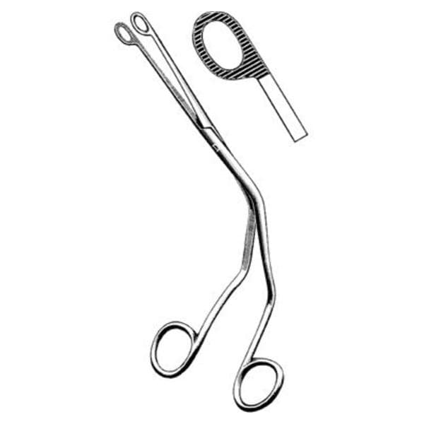 Sklar Instruments Forcep Catheter Magill Merit 10" Straight Fenestrated Tip Serrated Adult SS Each - 98-289