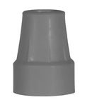 Forearm crutch tip, gray. 1 pair 
