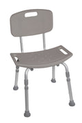 Bath bench with back, KD, 4 each 