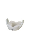 Elevated toilet seat with arms 