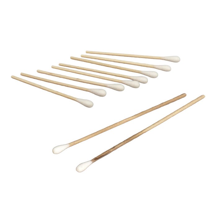 Dynarex Cotton Tipped Applicators 6'' case of 10 Quantity per box: 1000