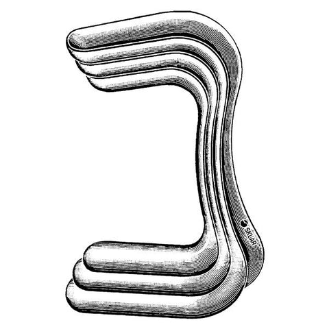 Sklar Instruments Retractor Double Ended Senn #4 Angled Right Stainless Steel Each - 90-3153