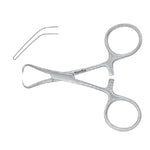 Miltex Clamp Towel Backhaus Meister-Hand 3-1/2" Stainless Steel Each - Integra Miltex - MH7-504