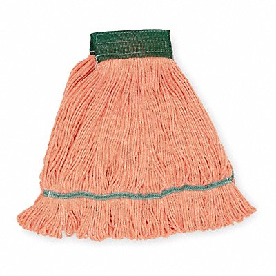 Clamp Quick Change Side-Gate Cotton String Wet Mop Head Orange