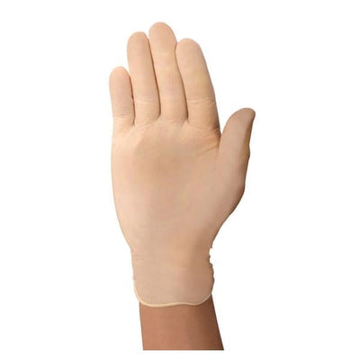 S2S Global Gloves Exam PremierPro Powder-Free Vinyl Latex-Free Medium Natural 100/Bx, 10 BX/CA - 4073