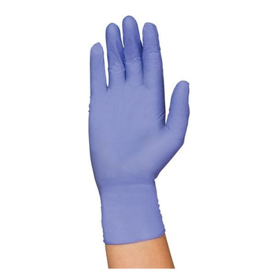 S2S Global Gloves Exam PremierPro Plus Powder-Free Nitrile Latex-Free X-Small Purple 200/Bx, 10 BX/CA - 5061