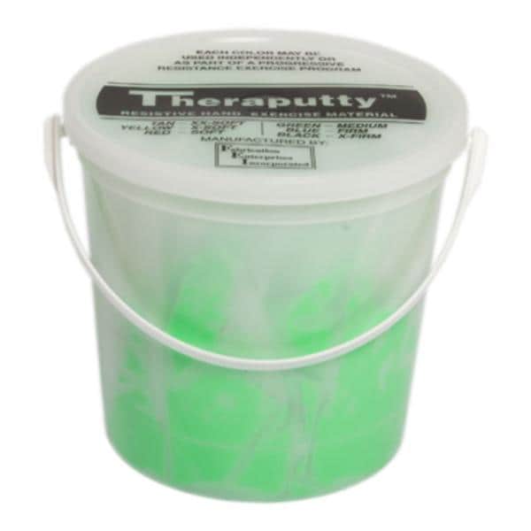 Fabrication Enterprises Putty Exercise CanDo Theraputty Green Medium 5lb 5LB/EA - 10-0925