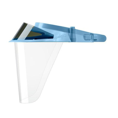 Op Visor Shield Full Face Op-D-Op II Light Blue Reusable Frame Each - D-Op, Inc. - 355DK-BL