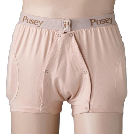 Hip Protection Brief Hipsters Incontinent Medium Beige Unisex - 6017M