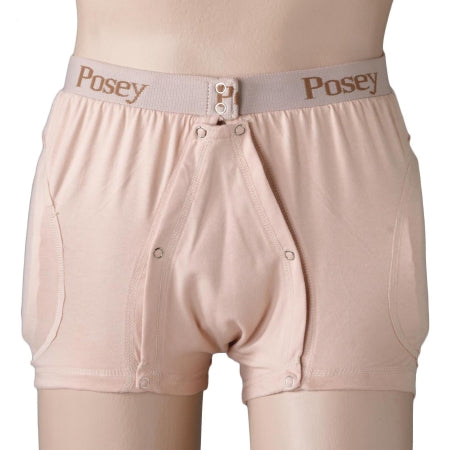 Hip Protection Brief Hipsters Incontinent X-Large Beige Unisex - 6017XL