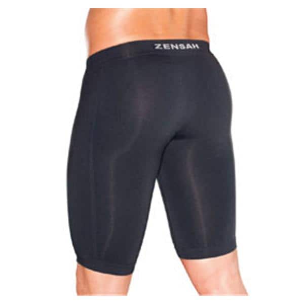 Zensah Shorts Compression Above Knee Black Size 2X-Large Pr - 8200-100-09
