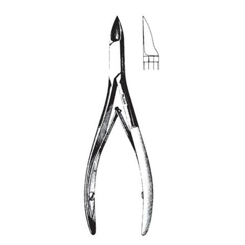 Derron Surgical Instruments Nipper Nail Webster 5" Stainless Steel 1/Ea - 1292