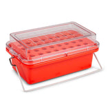 Globe Scientific CryoCool Mini Cooler, 0°C, Tubes, Red