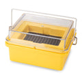 Globe Scientific Mini Cooler, -20°C, 96-Place (8x12) for 0.2mL PCR Tubes, Yellow - GS-454027