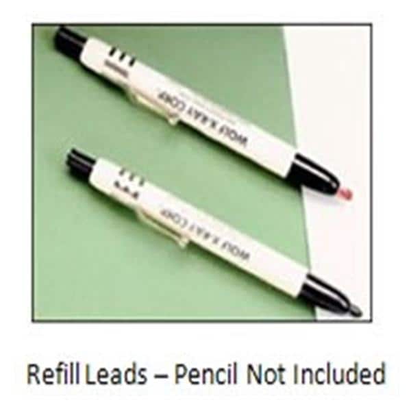 Wolf X Pencil Marking For Refill Skin/ Film/ Glass/ Metal Black 5/Bx - Ray - 21613