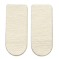 Hapad, Inc Wedge Lift Heel Wool/Felt 3x9/16" 3/4 Length White 1/Pr - HWL