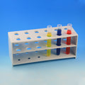 Globe Scientific Rack, Tube, PP, White