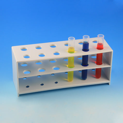 Globe Scientific Rack, Tube, PP, White