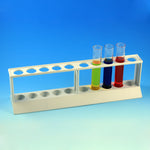 Globe Scientific Rack, Tube, PP, White