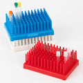 Globe Scientific Peg Tube Rack, Reinforced PP