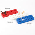 Globe Scientific Rack for 1.5mL and 2.0mL Microcentrifuge Tubes, Reinforced PP, 20-Place
