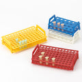 Globe Scientific Wireless MicroTube Rack with Handles for 1.5mL and 2.0mL Microcentrifuge Tubes, 96-Place