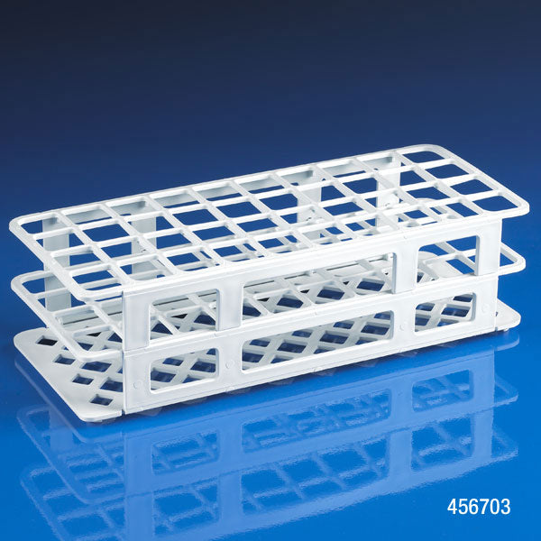 Globe Scientific Rack, Tube, 25mm, 40-Place, PP