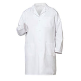 Fashion Seal Lab Coat Knee Length 100% Sanforized Cotton Heavyweight Twill M Wht Sz 44 41" Each - 423-44