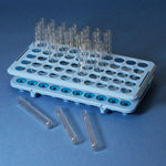 Globe Scientific Rack with Grippers, for up to 17mm Tubes, 50-Place