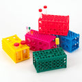 Globe Scientific TUFFBLOK XL Tube Rack, 4-Way, PP, Link Together
