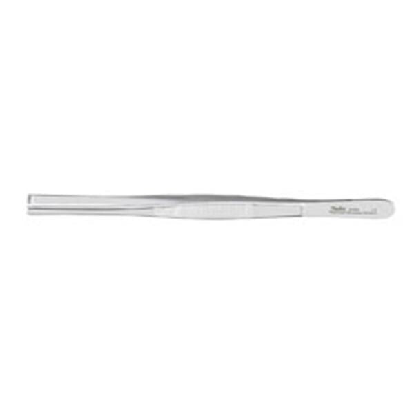 Miltex Forcep Tissue 5-1/2" Straight 4x5 Teeth Stainless Steel Each - Integra Miltex - 6-84