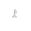 Miltex Forcep Hemostatic Collier 6-1/4" Serrated Straight Stainless Steel Each - Integra Miltex - 7-90