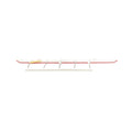 Hillrom Siderail Assembly "A" Foot Cover Red - 461700105S