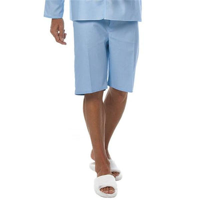 Fashion Seal Shorts Pajama Cotton / Polyester Blend Large Unisex Light Blue Adult 1/EA - 7837-L